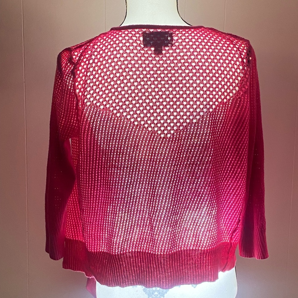 American eagle pink open cardigan